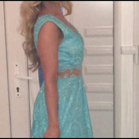 SkyBlue Jovani Dress - Picture 1 of 4
